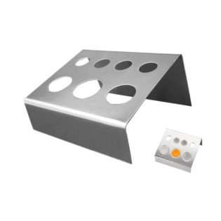 Soporte vasitos cromado